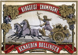 Champagnemærke "Renaudin Bollinger". af Unknown artist