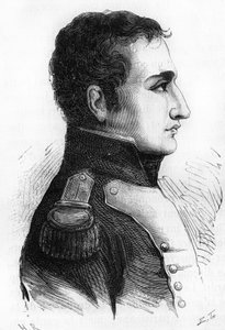 Charles Angelique François Huchet de La Bedoyère. (1786-1815).Napoleons marskal, Aide-de-camp, Peer af Frankrig. af Unknown artist