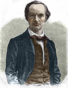 Charles Baudelaire (1821-1867), fransk forfatter. af Unknown artist