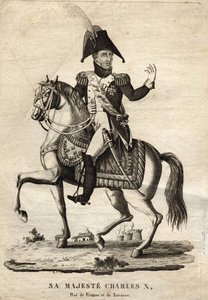 Charles X konge af Frankrig og Navarra af Unknown artist