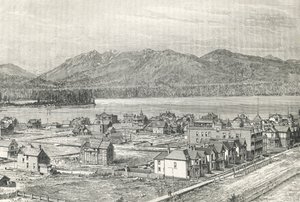 City of Vancouver, gravering, Canada af Unknown artist