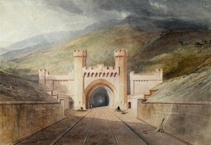 Clayton Tunnel Railway Portal af Unknown artist