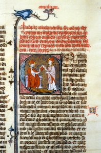 Kalcedoniens råd, 451 - Miniature af middelalderen (ref. 365, 428r). Toulouse Bibliotek (tlf.: 05 62 27 66 66) af Unknown artist