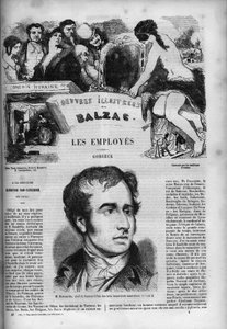 Cover til romanen "" Les Employes "" af Unknown artist