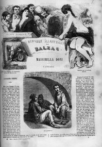 Cover til romanen "" Massimilla Doni "" af Unknown artist