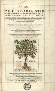 Forside ""On the History of Racine-kommentarer badges,..." af Leonhart Fuchs af Unknown artist