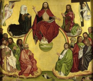 Den sidste dom. Omkring 1500 af Unknown