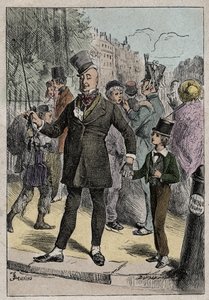 David Copperfield og Mr. Micawber, illustration fra 