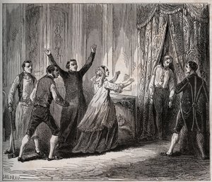 Prinsen af Condés død (Louis VI Henri de Bourbon Conde af Unknown artist