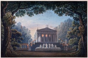 Dekoration til operaen "" Oper Olympia"" af Unknown artist