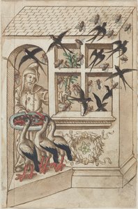 Hav ikke svaler under samme tag [fol. 40 recto], ca. 1512-1514 (pen og blæk) af Unknown Artist