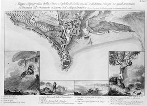 Jordskælv, der fandt sted i Scilla (Italien) i 1783. af Unknown artist