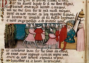 Indrejse til Spanien (miniature af Unknown artist