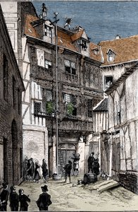 Oplevelse af vandbarometeret, udført i Rouen af Pete et Blaise Pascal. af Unknown artist