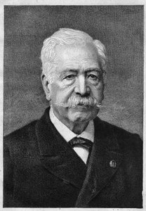 Ferdinand de Lesseps (1805-1894), fransk diplomat og administrator. af Unknown artist