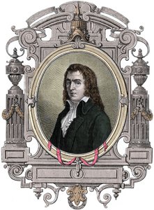 Fransk revolution: "" Portræt af Francois Babeuf dit Gracchus (1760-1797) revolutionaire"" Indgravering af det 19. århundrede. af Unknown artist