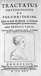 Frontispice af "A Treatise on Physiological Beauty" omhandler Ernesto Venio af Unknown artist