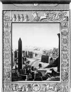 Frontispice af"" Beskrivelse af Egypten"" - begyndelsen af det 19. århundrede af Unknown artist