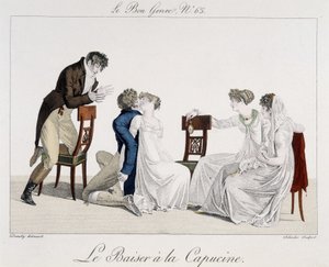 Spil: The Capuchine Kiss - i "" The Good Genre"", n¡65, begyndelsen af det 19. århundrede af Unknown artist