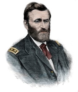 General Grant - Portræt af den nordistiske general Ulysses Simpson Grant (1822-1885). af Unknown artist
