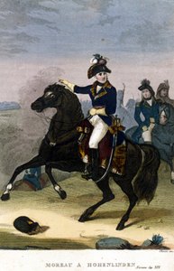 General Jean Victor (Jean-Victor) Moreau ved Hohenlinden den 3. december af Unknown artist