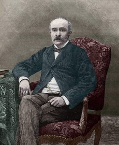 Georges Clemenceau (1841-1929), fransk politiker i 1885. af Unknown artist