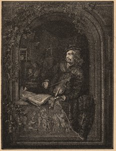 Gerard Dou eller Gerrit Dou eller Dow 1613-1675 hollandsk guldaldermaler af Unknown artist