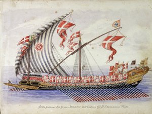 Grand Gallion af Stormesteren af ​​Gno T Emmanuel Pinto-ordenen - sd 1800-tallet af Unknown artist
