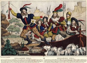 Guillaume Tell (William Tell) opdager pilen af Unknown artist
