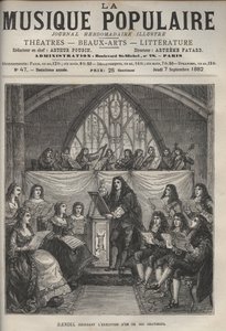 Händel dirigerer et af sine oratorier - George Frederick Handel (Georg Friedrich Handel af Unknown artist