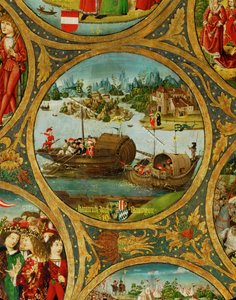 Heinrich II "Jasomirgott", hertug af Østrig, på vej til korstoget af Unknown Artist