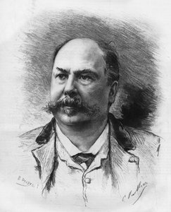 Henri (Henry) Meilhac (1831-1897), fransk dramatiker. af Unknown artist