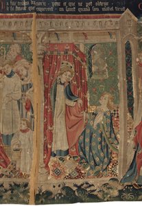 Historien om Saint Piat og Saint Eleuthère, Scene 11: Sankt Éleuthères fristelser af Unknown artist