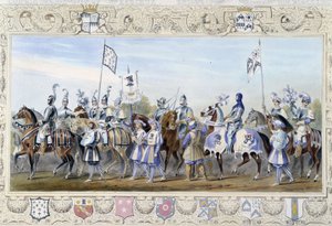 Ryttere "" Black Lions"" - i "" Knight of England" af J. Whatman, red. T. M
