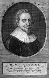 Hugo Grotius (1583-1645) (Huig de Groot), hollandsk advokat og diplomat. af Unknown artist