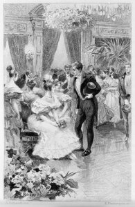 Illustration af "Le Rouge et le Noir" af Stendhal. Stik fra slutningen af 1800-tallet. af Unknown artist