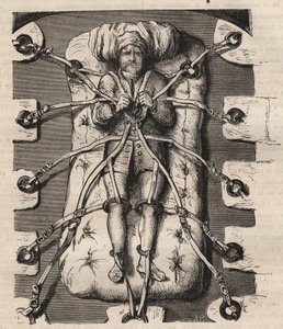 Forhør af Robert Francois Damiens (Robert-Francois Damier af Unknown artist
