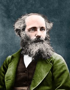 JAMES CLERK MAXWELL (1831-1879). skotsk fysiker. omkring 1875. af Unknown artist