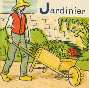 J som gartner af Unknown artist