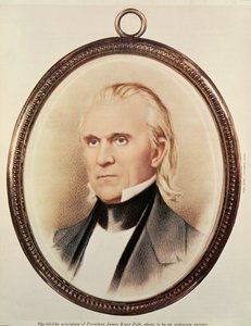 James Knox Polk af Unknown Artist