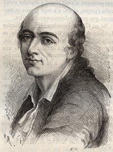 Jean-Claude Delametherie (Jean Claude la metherie) (1743-1817) fransk naturforsker, mineralog og palæontolg. af Unknown artist
