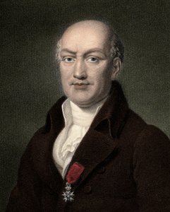 Jean Baptiste (Jean-Baptiste) Joseph Delambre 1749-1822 - gravering - 1800-tallet af Unknown artist