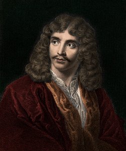 Jean Baptiste Poquelin Moliere 1622-1673 - gravering - 1800-tallet af Unknown artist