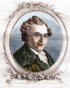 Jean Michel Sedaine. Fransk dramatisk forfatter 1719-1797. af Unknown artist