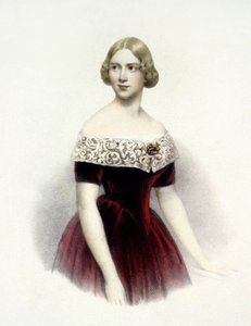 Jenny Lind (1820-1887), svensk sangerinde i 1847 af Unknown artist