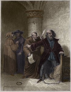 Hieronymus af Prag nægter at afsværge - Hieronymus af Prag (1379-1416) kirkereformator, nægter at fortryde - Indgravering i "" Populære faster eller historien om folkets heroiske handlinger og deres indflydelse på videnskab, kunst, industri og landbrug" af af Unknown artist