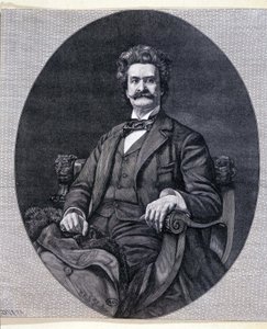 Johann II Strauss Jr. (1825-1899), østrigsk musiker. af Unknown artist