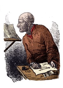 John Duns Scotus (1265? -1308), kalder også Jean Duns Scott eller Jean Duns Scot, franciskansk filosof. af Unknown artist