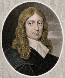 John Milton 1608-1674 - gravering - 1800-tallet af Unknown artist