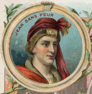 Johannes uden frygt (1371-1419), hertug af Bourgogne. Kromolitografi sidst i det 19. århundrede af Unknown artist